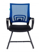 Кресло Бюрократ CH-695N-AV, обивка: сетка/ткань, цвет: синий/черный TW-11