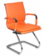 Кресло Бюрократ CH-993-Low-V, обивка: эко.кожа, цвет: оранжевый