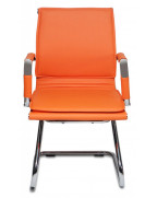 Кресло Бюрократ CH-993-Low-V, обивка: эко.кожа, цвет: оранжевый