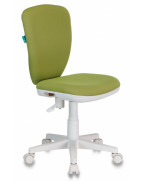 Кресло детское Бюрократ KD-W10, обивка: ткань, цвет: светло-зеленый