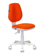 Кресло детское Бюрократ CH-W213, обивка: ткань, цвет: оранжевый TW-96-1