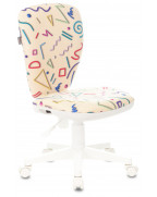 Кресло детское Бюрократ KD-W10, обивка: ткань, цвет: песочный