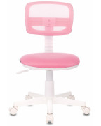 Кресло детское Бюрократ CH-W299, обивка: сетка/ткань, цвет: розовый TW-13A