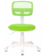 Кресло детское Бюрократ CH-W299, обивка: сетка/ткань, цвет: салатовый TW-18