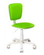 Кресло детское Бюрократ CH-W204NX, обивка: ткань, цвет: салатовый