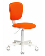 Кресло детское Бюрократ CH-W204NX, обивка: ткань, цвет: оранжевый