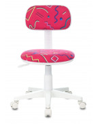 Кресло детское Бюрократ CH-W201NX, обивка: ткань, цвет: малиновый