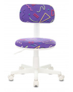 Кресло детское Бюрократ CH-W201NX, обивка: ткань, цвет: фиолетовый