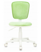 Кресло детское Бюрократ CH-W204NX, обивка: ткань, цвет: светло-зеленый