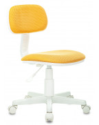 Кресло детское Бюрократ CH-W201NX, обивка: ткань, цвет: желтый