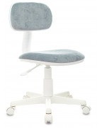 Кресло детское Бюрократ CH-W201NX, обивка: ткань, цвет: серо-голубой