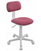Кресло детское Бюрократ CH-W201NX, обивка: ткань, цвет: розовый 26-31