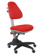 Кресло детское Бюрократ KD-2, обивка: ткань, цвет: красный TW-97N