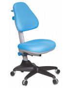 Кресло детское Бюрократ KD-2, обивка: ткань, цвет: светло-голубой TW-55