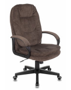 Кресло руководителя Бюрократ CH-868N, обивка: ткань, цвет: коричневый