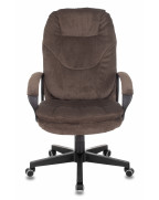 Кресло руководителя Бюрократ CH-868N, обивка: ткань, цвет: коричневый