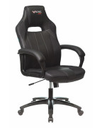 Кресло игровое Zombie VIKING 2 AERO, обивка: текстиль/эко.кожа, цвет: черный