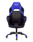 Кресло игровое Zombie VIKING 2 AERO, обивка: текстиль/эко.кожа, цвет: черный/синий
