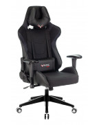 Кресло игровое Zombie VIKING 4 AERO, обивка: текстиль/эко.кожа, цвет: черный