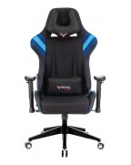 Кресло игровое Zombie VIKING 4 AERO, обивка: текстиль/эко.кожа, цвет: черный/синий