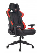 Кресло игровое Zombie VIKING 5 AERO, обивка: эко.кожа, цвет: черный/красный