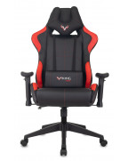 Кресло игровое Zombie VIKING 5 AERO, обивка: эко.кожа, цвет: черный/красный