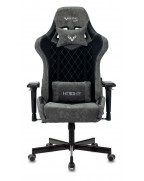 Кресло игровое Zombie VIKING 7 KNIGHT, обивка: текстиль/эко.кожа, цвет: черный