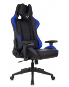 Кресло игровое Zombie VIKING 5 AERO, обивка: эко.кожа, цвет: черный/синий