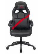 Кресло игровое Zombie DRIVER, обивка: эко.кожа, цвет: черный/красный