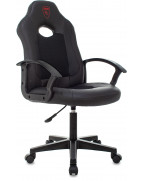 Кресло игровое Zombie 11LT, обивка: текстиль/эко.кожа, цвет: черный