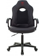 Кресло игровое Zombie 11LT, обивка: текстиль/эко.кожа, цвет: черный