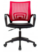 Кресло Бюрократ CH-695NLT, обивка: сетка/ткань, цвет: бордовый/черный TW-11