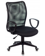 Кресло Бюрократ Ch-599AXSN, обивка: сетка/ткань, цвет: черный/черный TW-11