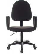 Кресло Бюрократ CH-1300N, обивка: ткань, цвет: черный/черный 3C11