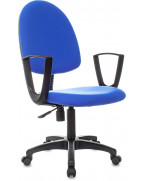 Кресло Бюрократ CH-1300N, обивка: ткань, цвет: синий 3C06
