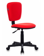 Кресло Бюрократ Ch-204NX, обивка: ткань, цвет: красный 26-22