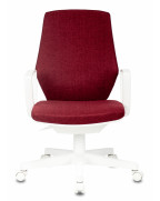 Кресло Бюрократ CH-W545, обивка: ткань, цвет: красный