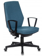 Кресло Бюрократ CH-545, обивка: ткань, цвет: синий