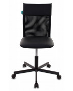 Кресло Бюрократ CH-1399, обивка: эко.кожа/сетка, цвет: черный Leather Black
