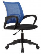 Кресло Бюрократ CH-695NLT, обивка: сетка/ткань, цвет: темно-синий/черный