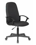 Кресло руководителя Бюрократ CH-808LT, обивка: ткань, цвет: черный