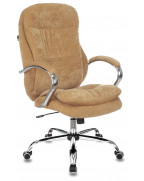 Кресло руководителя Бюрократ T-9950SL, обивка: ткань, цвет: горчичный