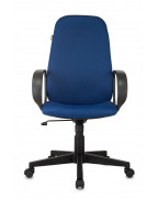 Кресло руководителя Бюрократ Ch-808AXSN, обивка: ткань, цвет: синий TW-10