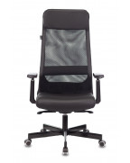 Кресло руководителя Бюрократ KB-8, обивка: сетка/ткань, цвет: черный TW-11